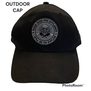NWOT “WHEN GUNS ARE OUTLAWED*I WILL BE AN OUTLAW” Black Cap